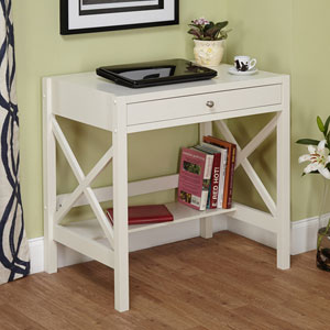 Antique White X Desk 1491146(OFS)