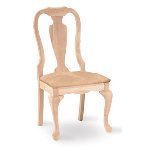 Unfinished Queen Anne Side Chair C-900P (IC)