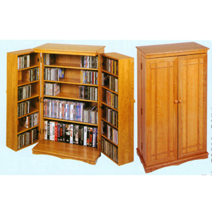 The Classic Mission CD/DVD Cabinet CD-612 (LE)(Free Shipping