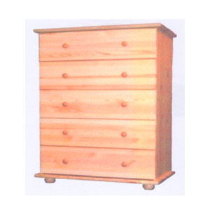 Solid Wood 5-Drawer Chest CH-5D(AI)