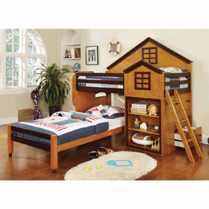 Citadel Loft Bunk Bed cm-bk131aw(IEMFS)