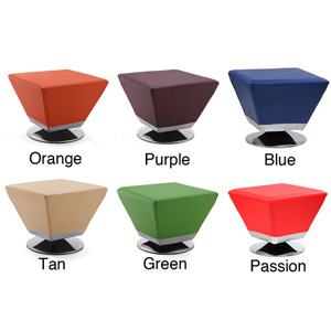 Cube Leatherette Ottoman 12981174(OFS132)