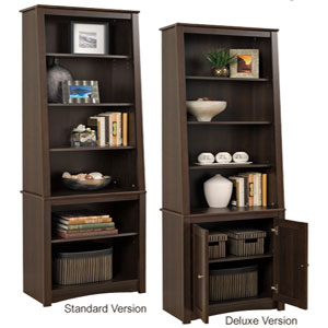 Espresso Slant-Back Bookcase ESBH-000_(PPFS)