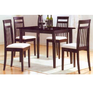 5-Pc Dinette Set in Walnut F5453 (TMC)