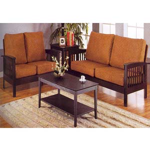 Futon Sofa And Loveseat F7338 (PX)