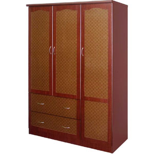 3-Door and 2 Drawer Wardrobe HIF41(HO)