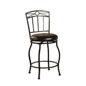 Circle Top Metal Stool 24 In 02810MTL(LNFS)