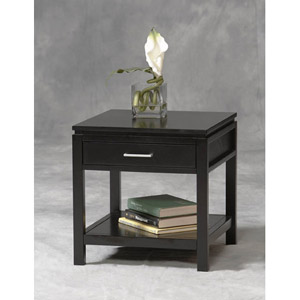 Sutton Black End Table 84028BLK-01-KD-U (LN)