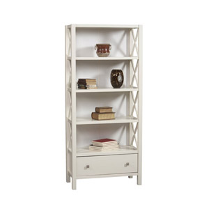 Anna 5 Shelf Bookcase White 86103C147-A-KD-U (LN)