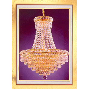 Diamond Prism Accents Chandelier PT-3228-10 (HT)