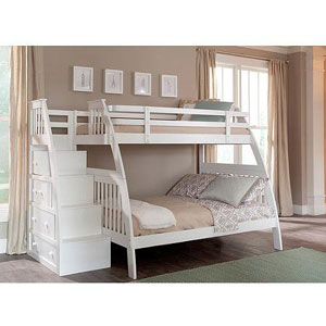 Ridgeline Twin/Full Bunk Bed with Stairs (WFS)